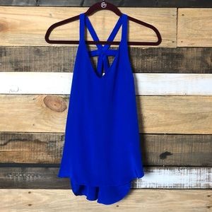 [ Amanda Uprichard ] bow back silk cami